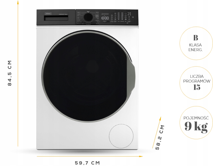 Kernau KFWM 9643 I Steam – Eco Logic