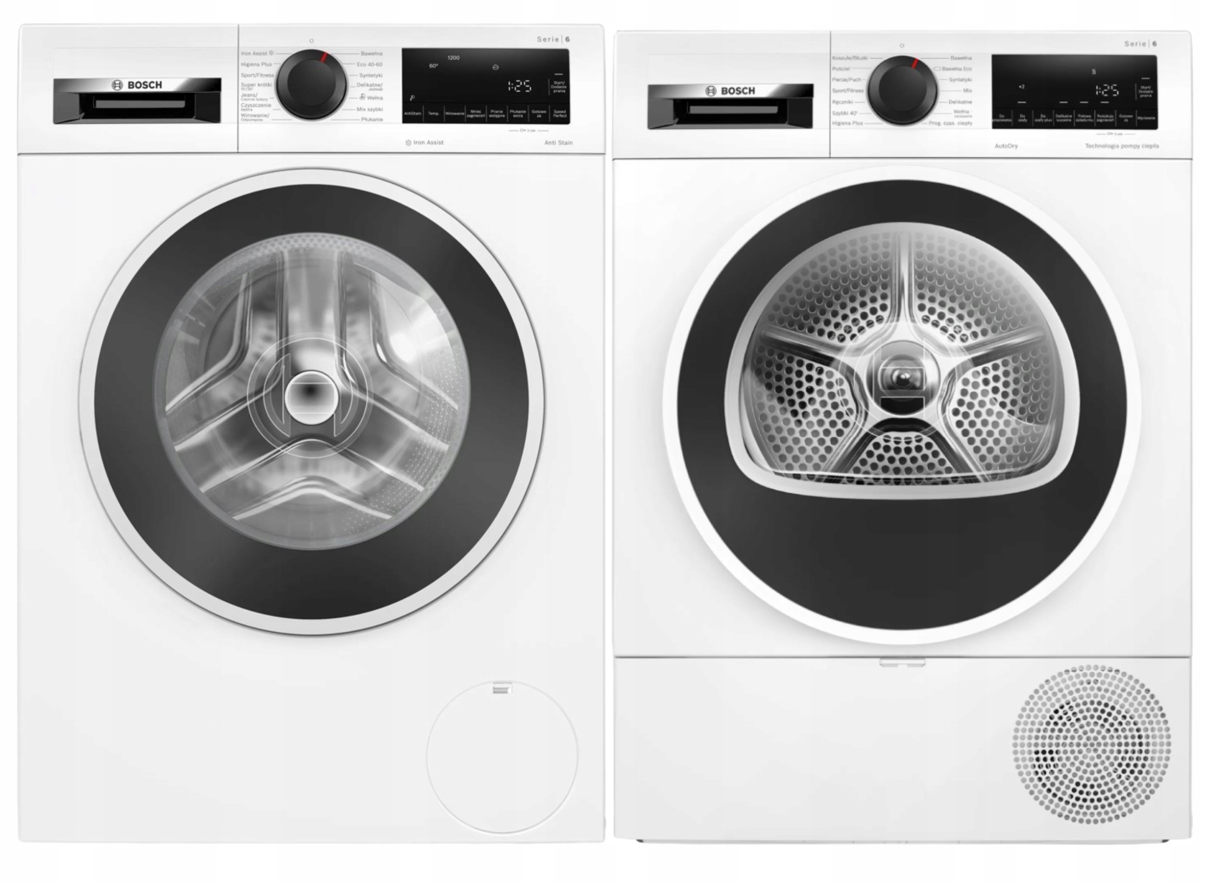 Zestaw Pralka Bosch WGG242ZGPL i Suszarka Bosch WQG233DFPL