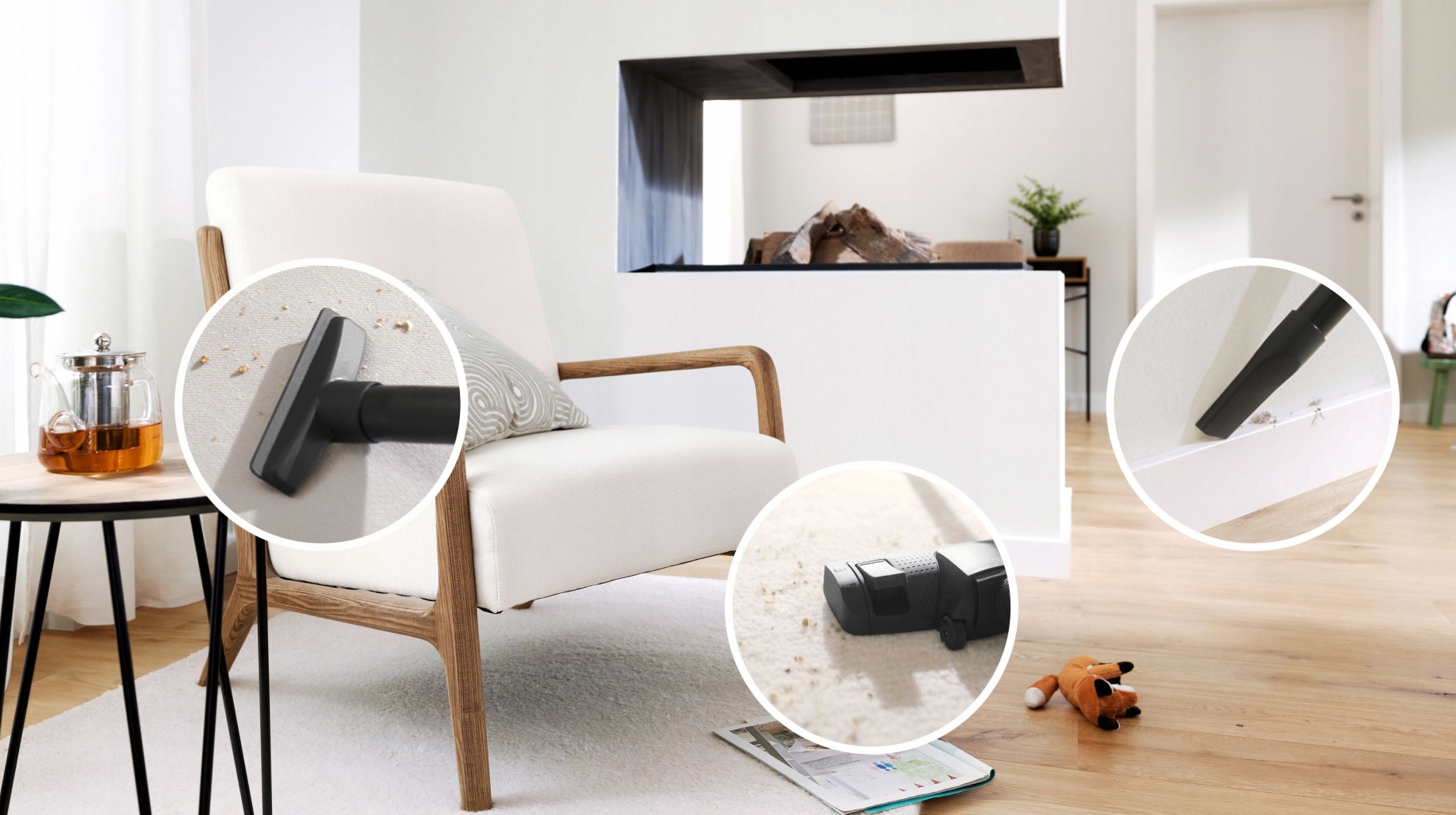 Bosch BGB41PET1 – regulacja mocy i schowek