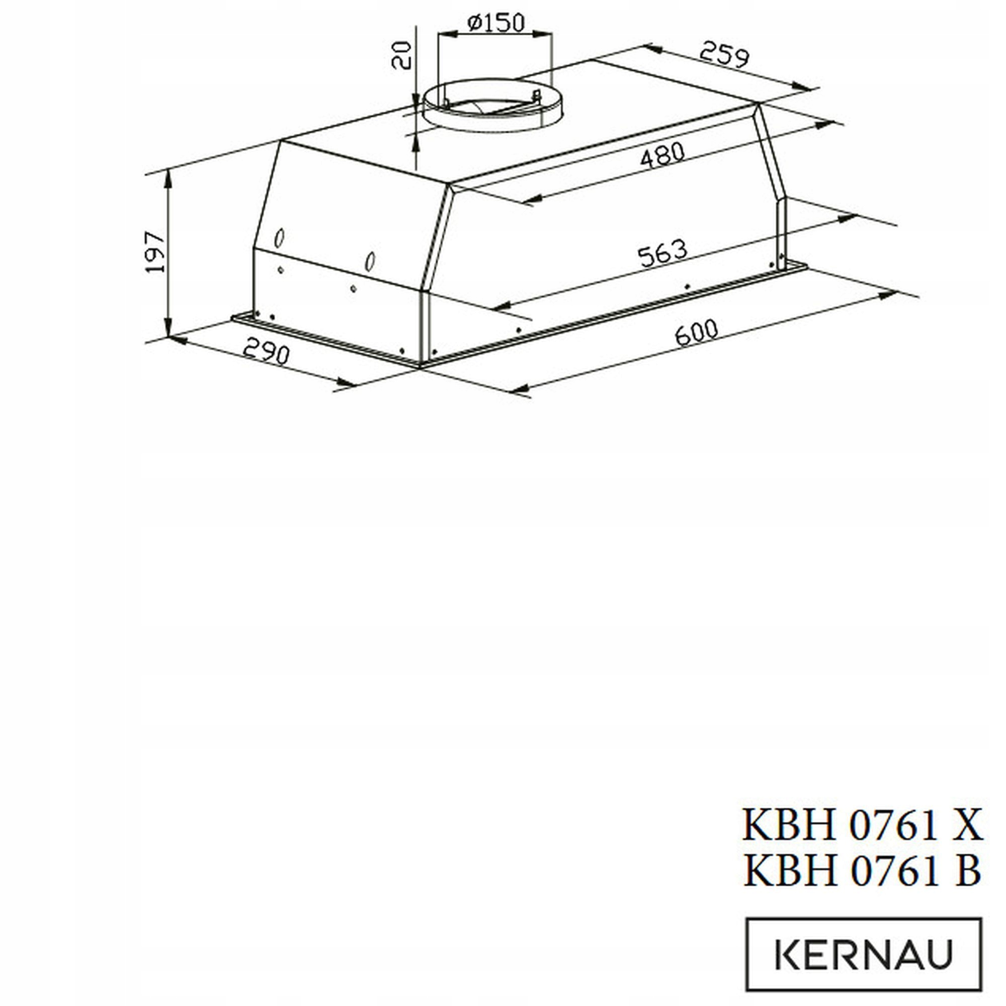 Sterowanie Push-Push w czarnym okapie