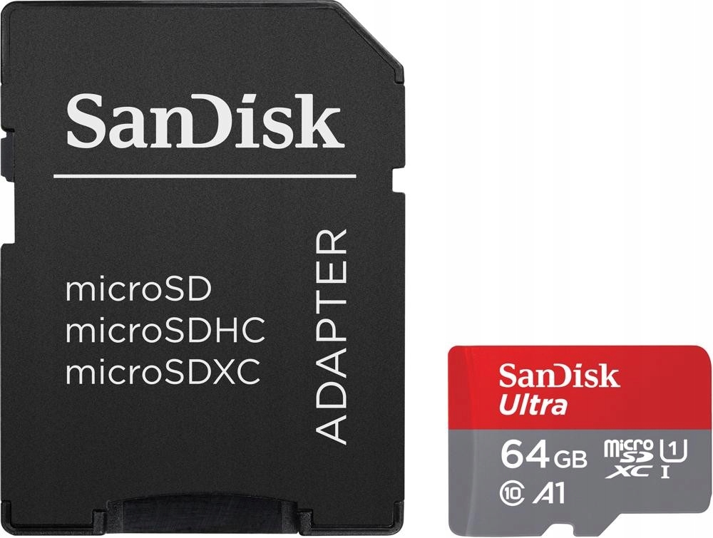 Karta SanDisk z adapterem – opakowanie