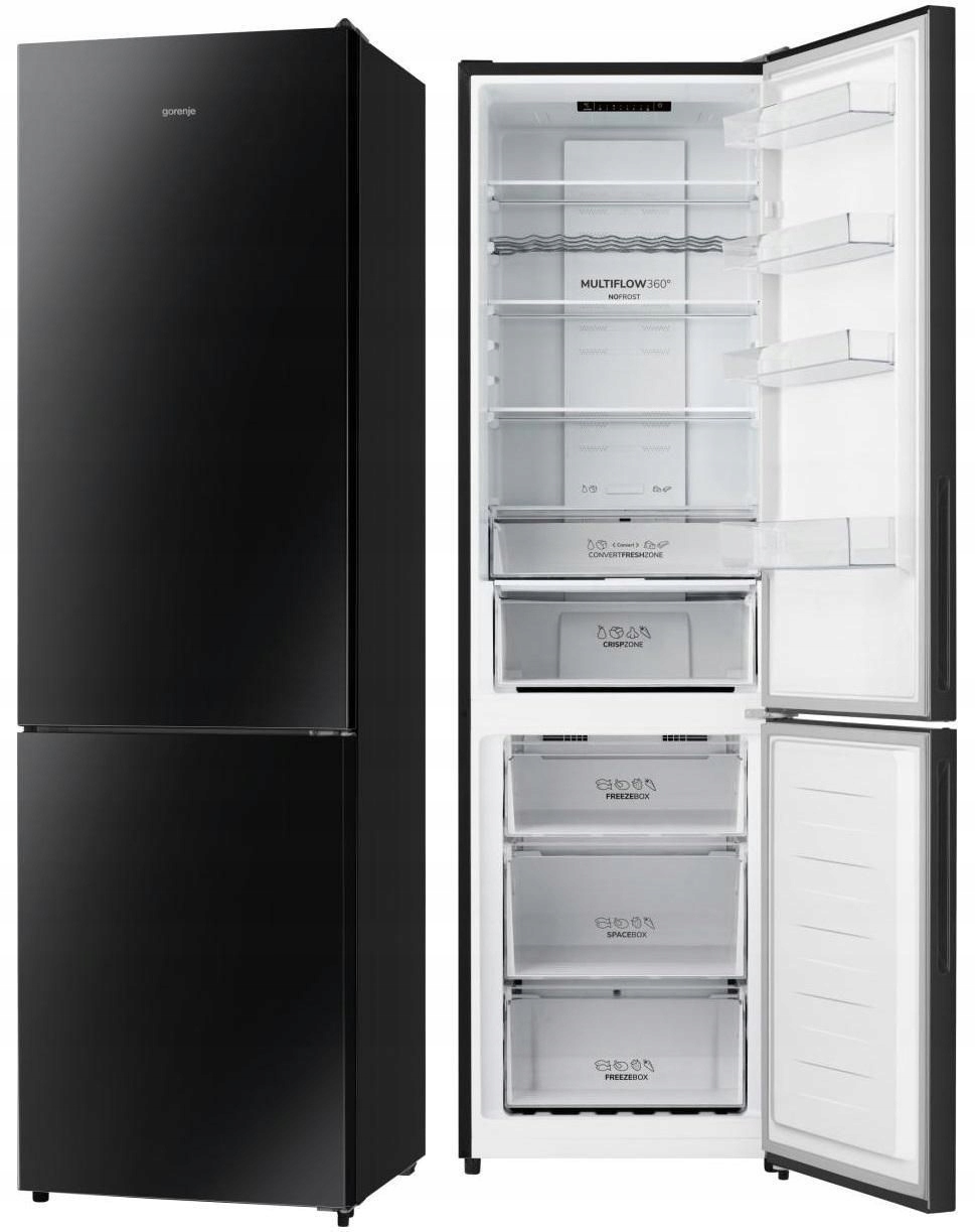 GORENJE NRK620EABG4 – czarna lodówka NoFrost