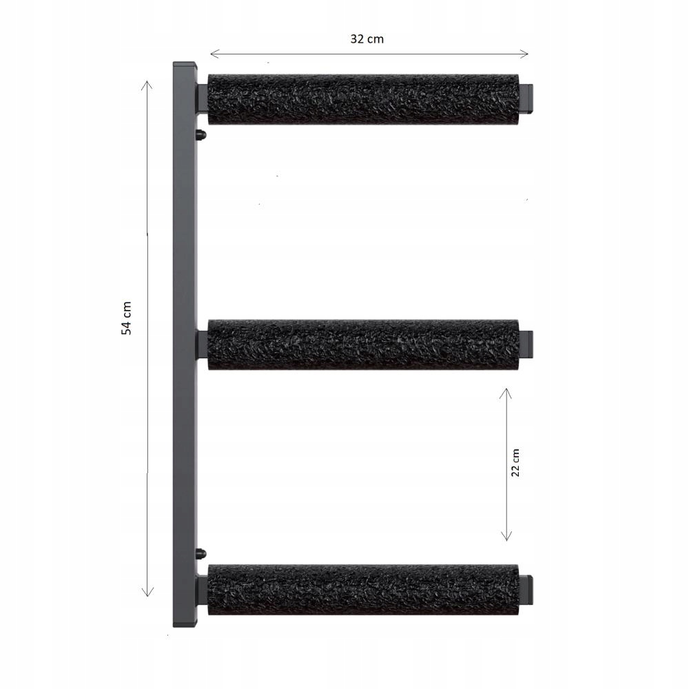 UCHWYT ŚCIENNY NA DREWNO NARTY DESKĘ SNOWBOARD