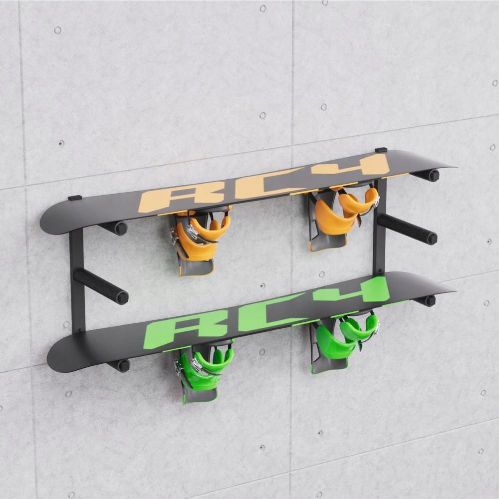 UCHWYT ŚCIENNY NA DREWNO NARTY DESKĘ SNOWBOARD