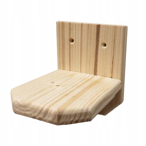 PÓŁKA ŚCIENNA DLA KOTA STOPIEŃ SCHODEK DREWNIANA