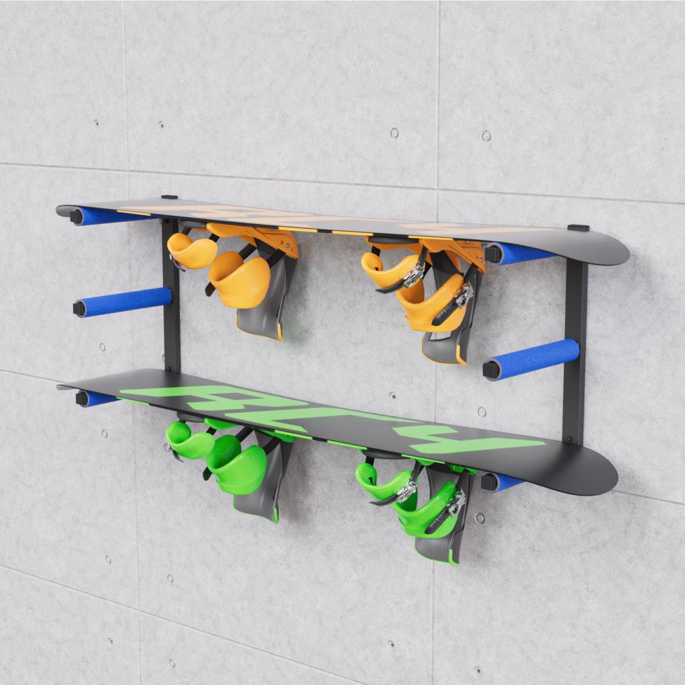 WIESZAK ŚCIENNY NA DREWNO NARTY DESKĘ SNOWBOARD