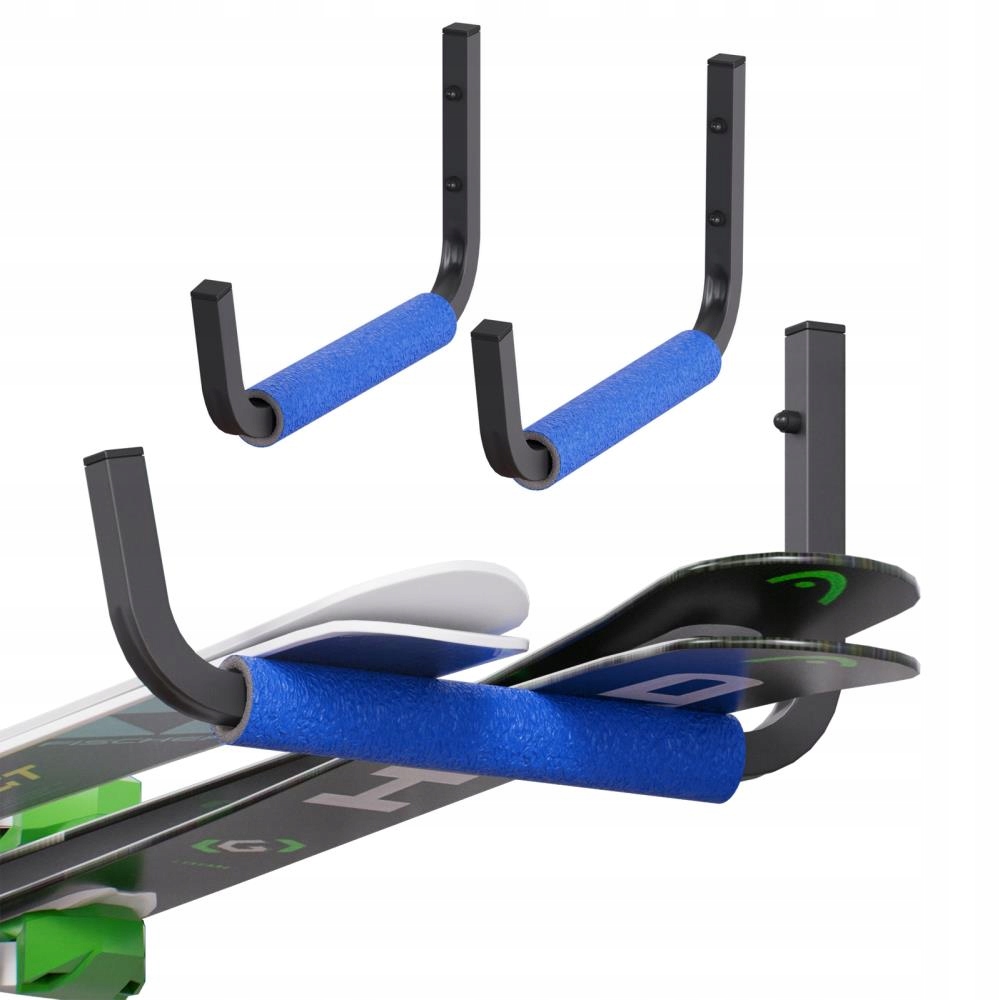 UCHWYT ŚCIENNY NA NARTY DESKĘ DRABINĘ ROWER DREWNO