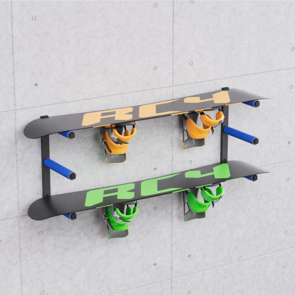 WIESZAK ŚCIENNY NA DREWNO NARTY DESKĘ SNOWBOARD