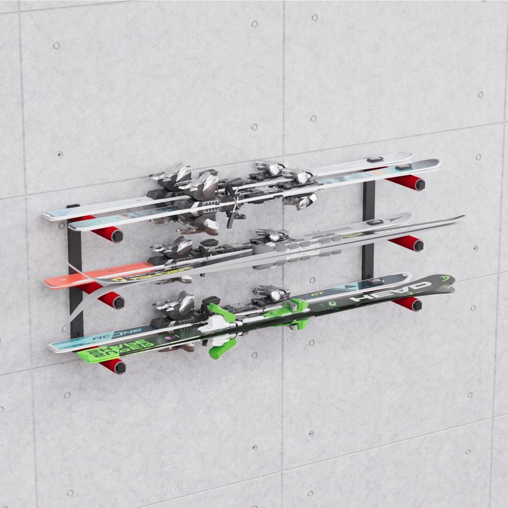 REGAŁ ŚCIENNY NA DREWNO NARTY DESKĘ SNOWBOARD