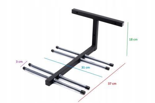 WIESZAK NA NARTY N4 MONTAŻ ŚCIENNY UDŹWIG DO 40KG