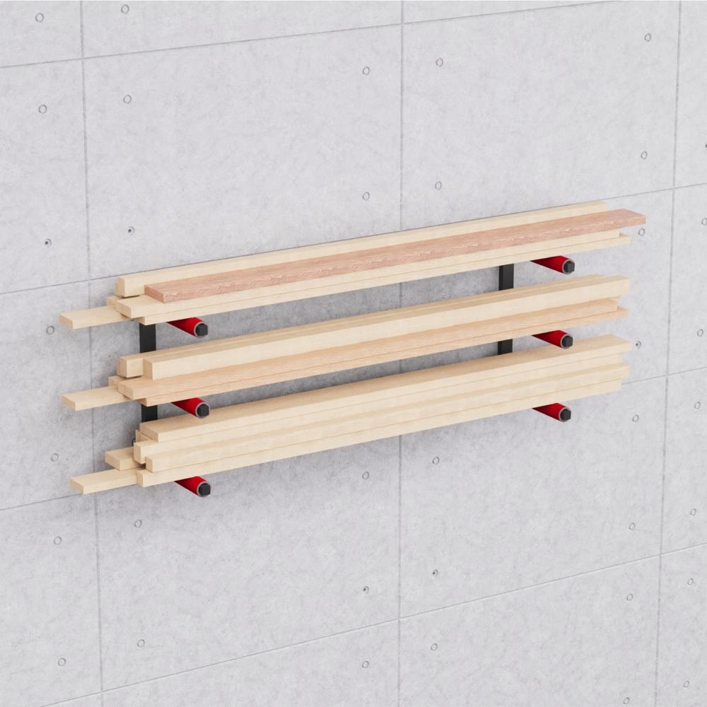 REGAŁ ŚCIENNY NA DREWNO NARTY DESKĘ SNOWBOARD