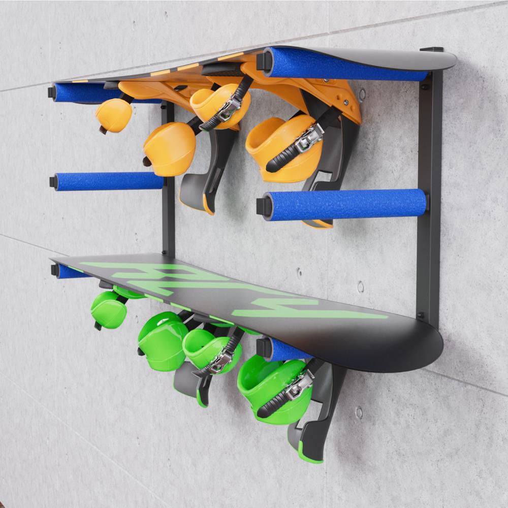 WIESZAK ŚCIENNY NA DREWNO NARTY DESKĘ SNOWBOARD