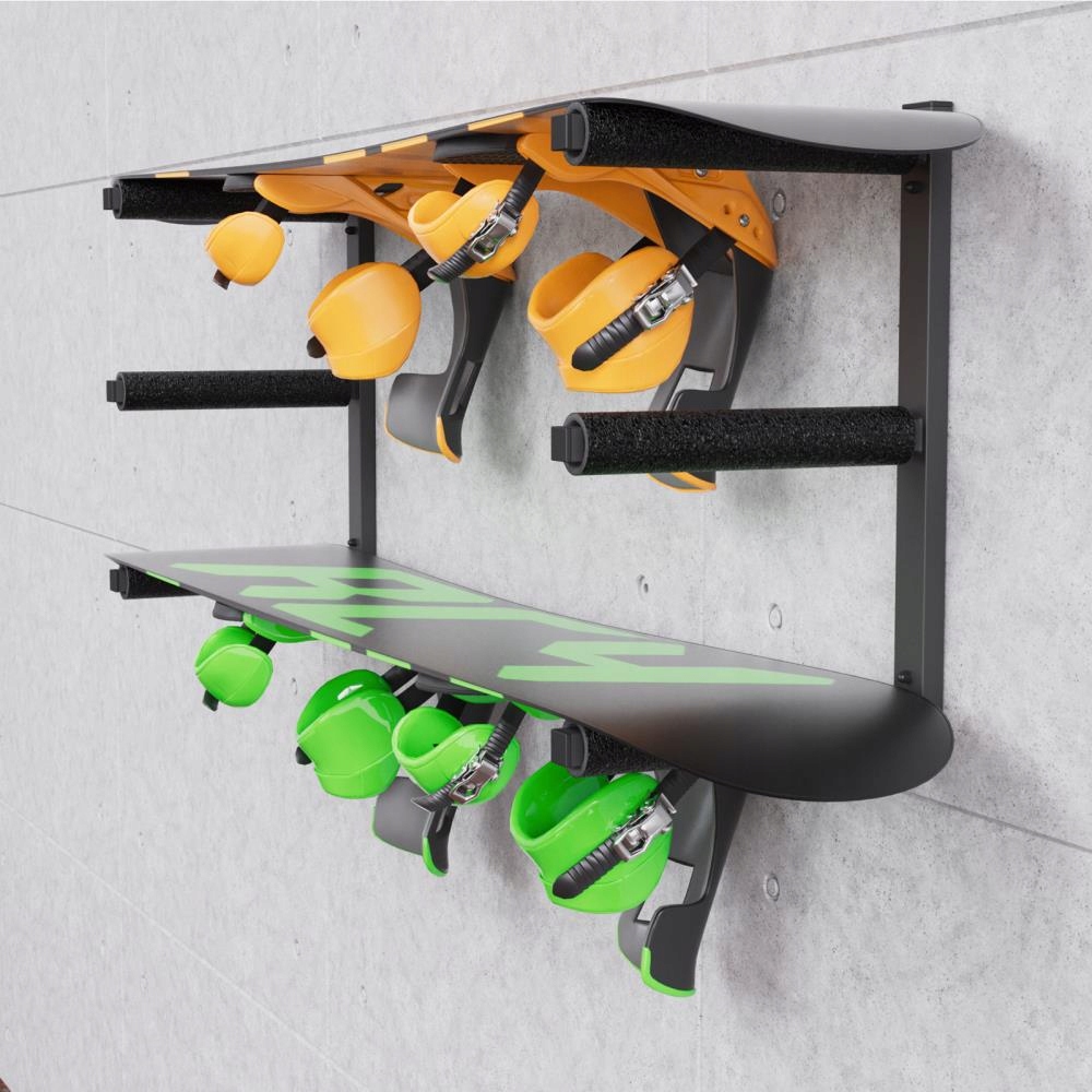 UCHWYT ŚCIENNY NA DREWNO NARTY DESKĘ SNOWBOARD