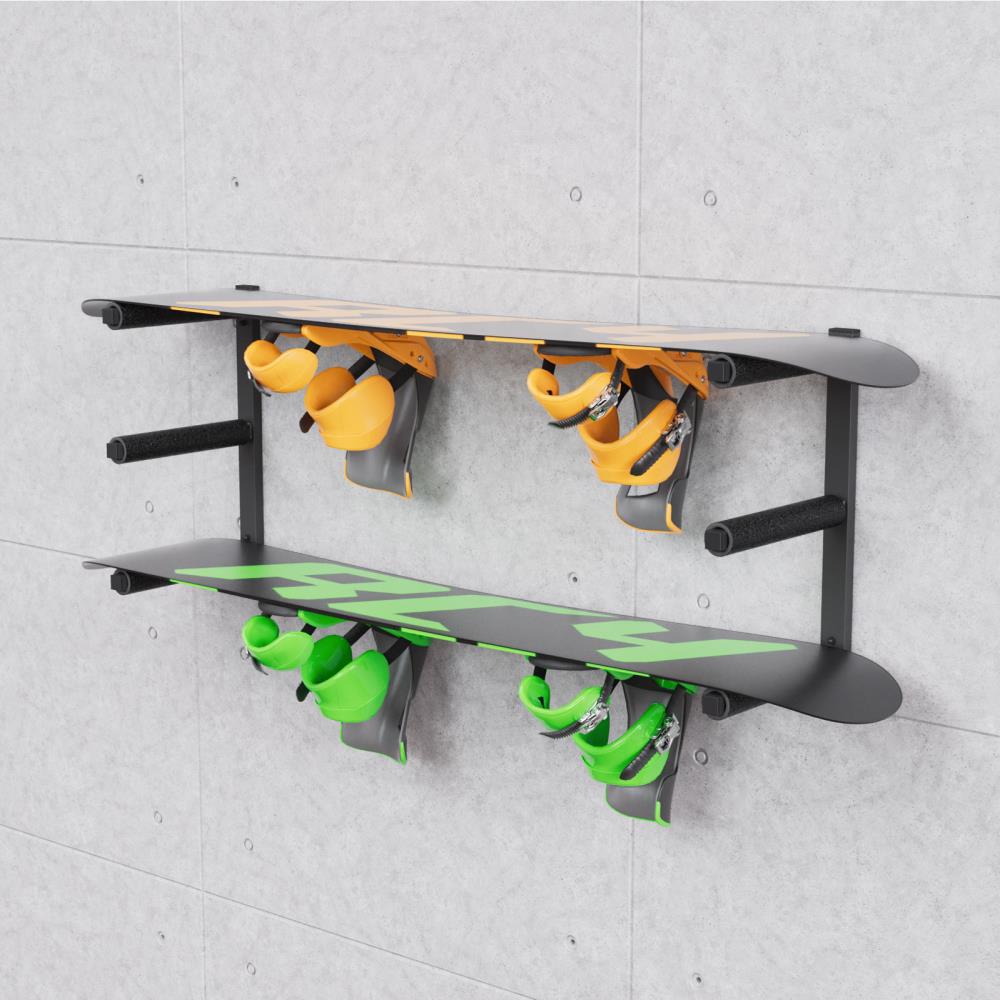 UCHWYT ŚCIENNY NA DREWNO NARTY DESKĘ SNOWBOARD