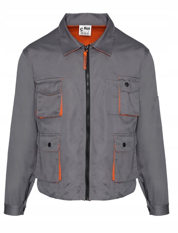 Bluza Robocza Consul Szara 188A Zapinana Na Suwak