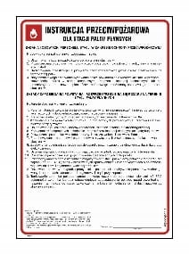 Instrukcja Przeciwpożarowa Stacji Paliw Płynnych H