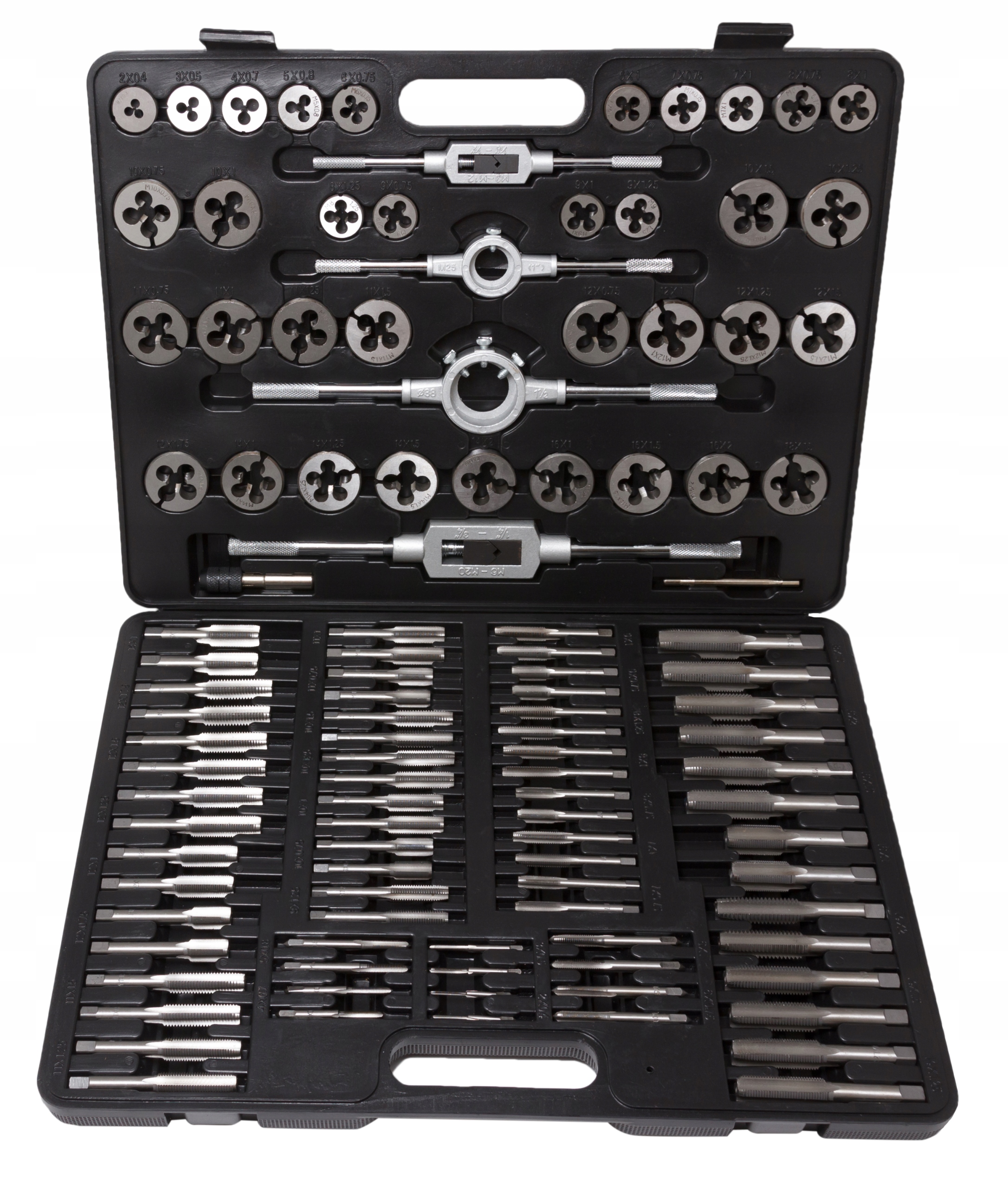 Sada závitníků a řezných matic - obrázek