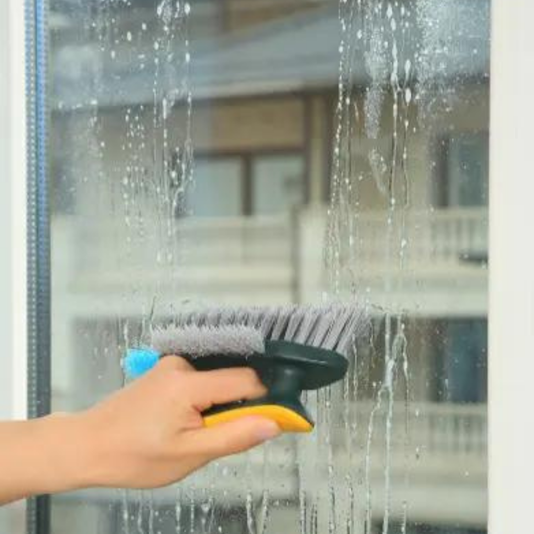 SZCZOTKA DO KRAWĘDZI ZIELONO ŻÓŁTA