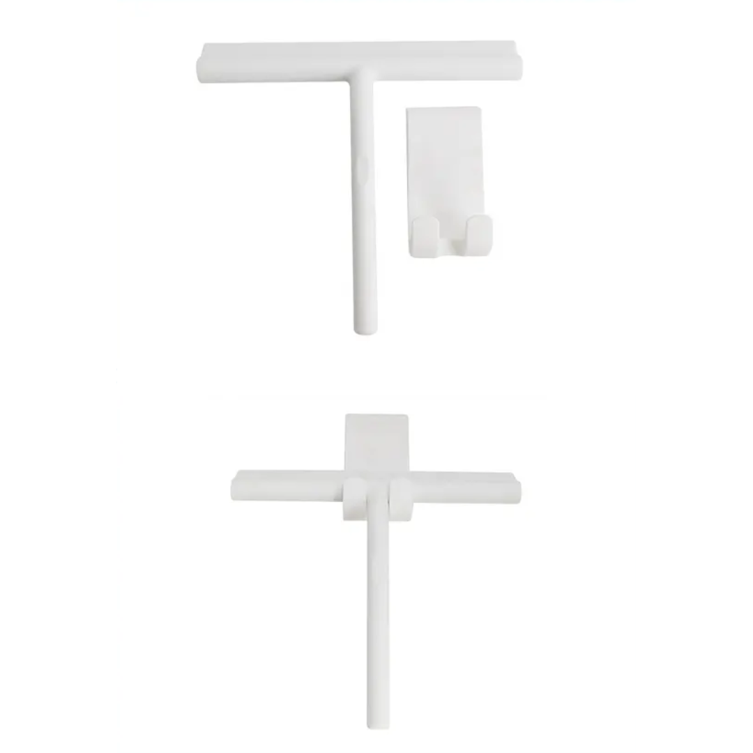 DELVANT SQUE ŚCIĄGACZKA DO WODY Z UCHWYTEM BIAŁA