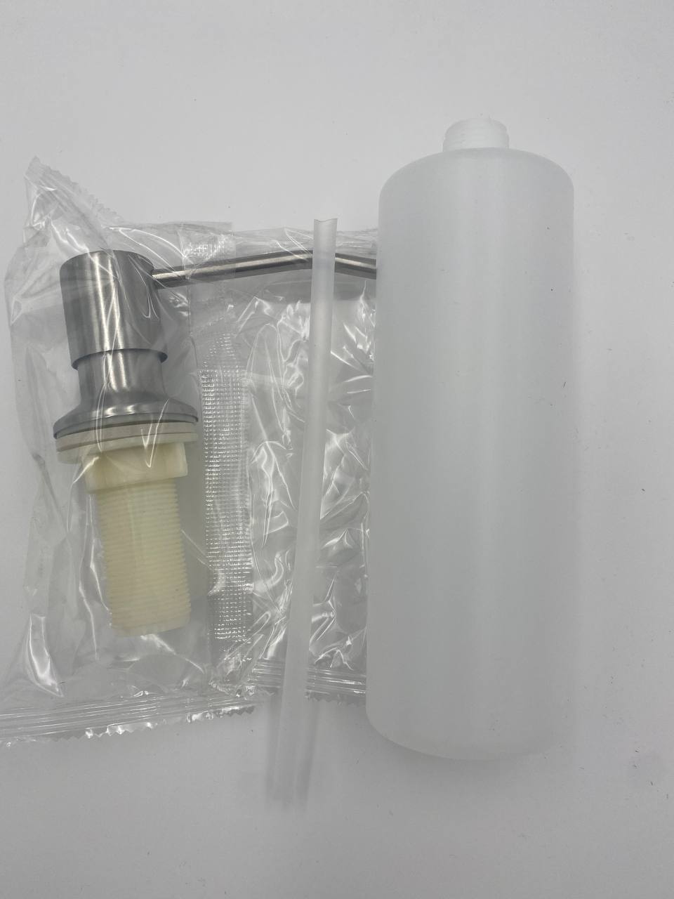 DELVANT DOZOWNIK PŁYNU MYDŁA ZLEWOZMYWAK SREBRNY