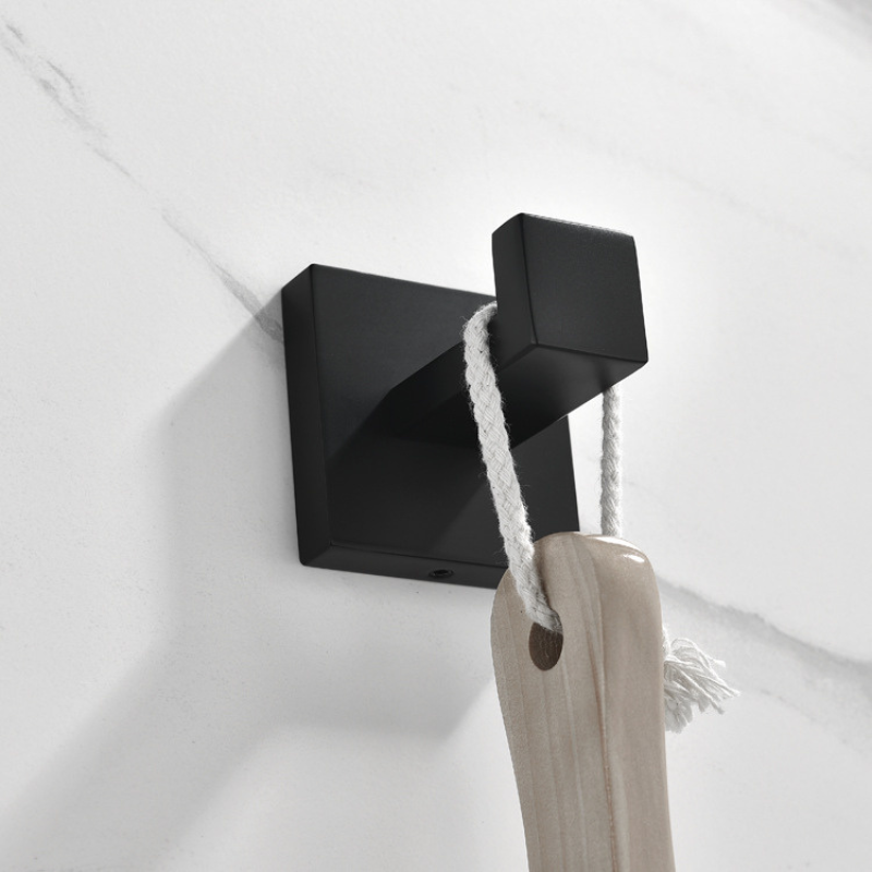 DELVANT SQUARE HACZYK NA RĘCZNIK UCHWYT SREBRNY