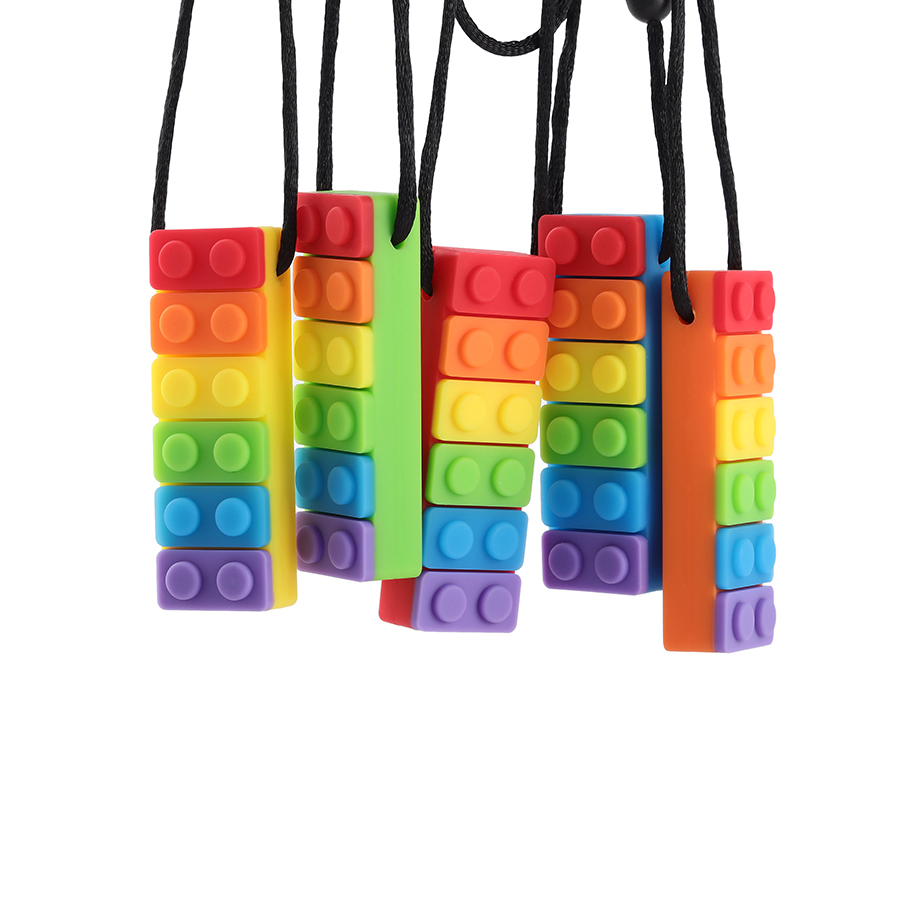 GRYZAK LOGOPEDYCZNY TERAPEUTYCZNY WIELOKOLOROWY ŻÓŁTY TYŁ