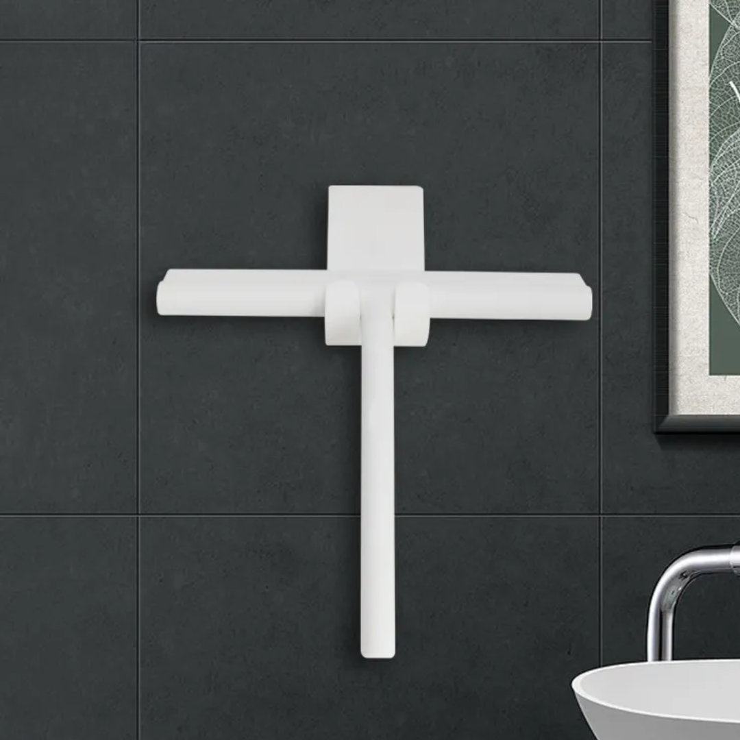 DELVANT SQUE ŚCIĄGACZKA DO WODY Z UCHWYTEM BIAŁA