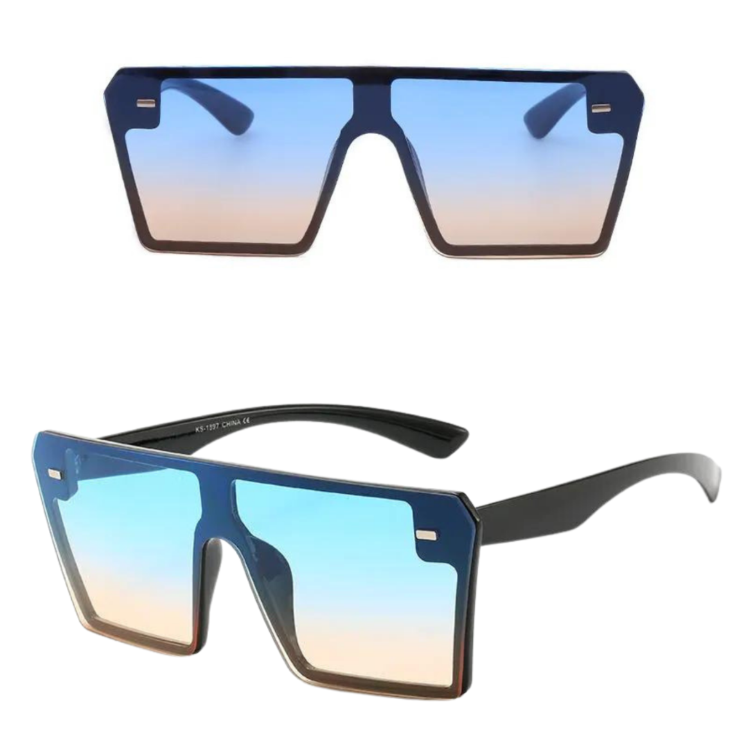 OKULARY PRZECIWSŁONECZNE SQUARE NIEBIESKIE