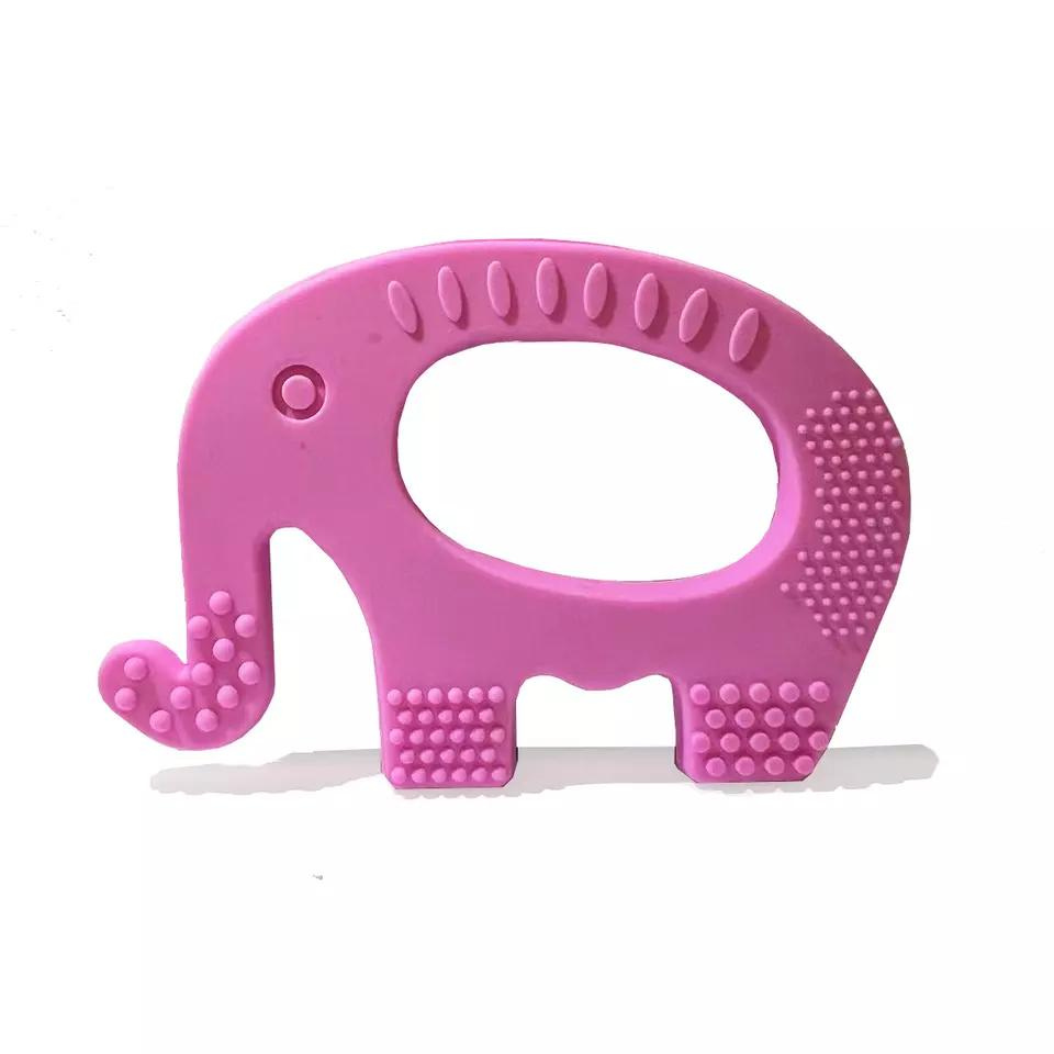 GRYZAK LOGOPEDYCZNY TERAPEUTYCZNY SŁONIK RÓŻOWY