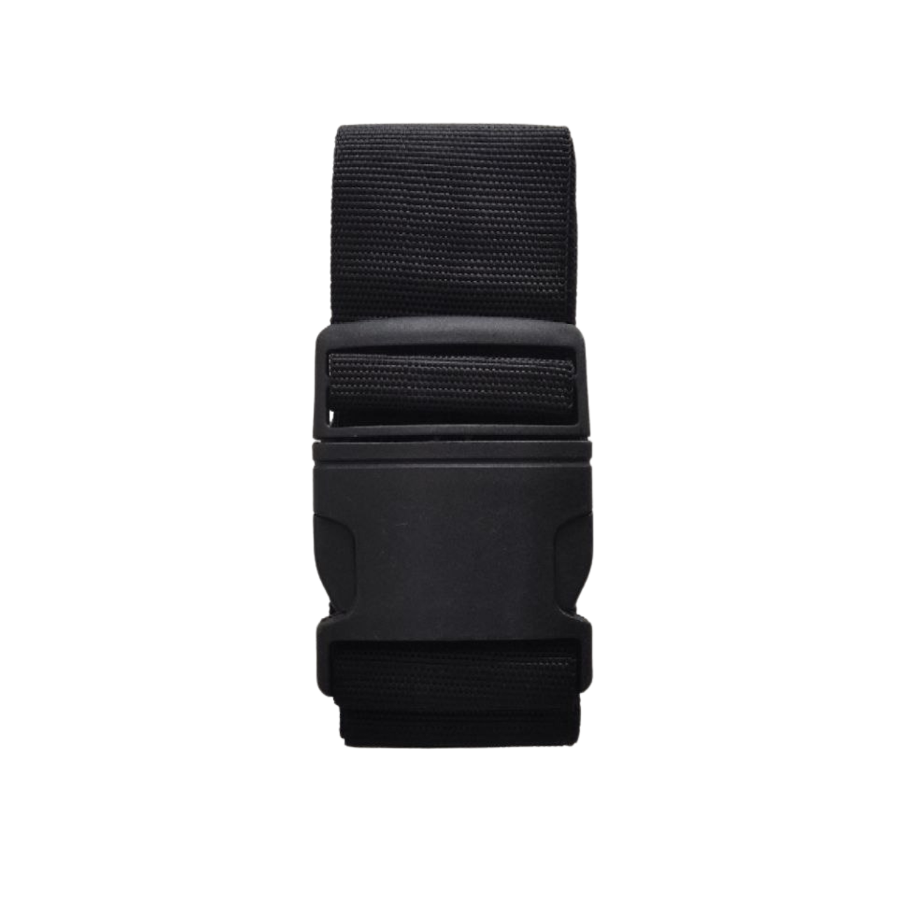 PAS DO WALIZKI ZABEZPIECZAJĄCY SPINAJĄCY BAGAŻ PODRÓŻNY POJEDYNCZY CZARNY