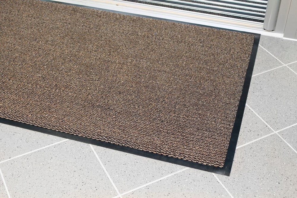 Wycieraczka wewnętrzna wejściowa Vyna-Plush do butów 60x90 cm brązowa