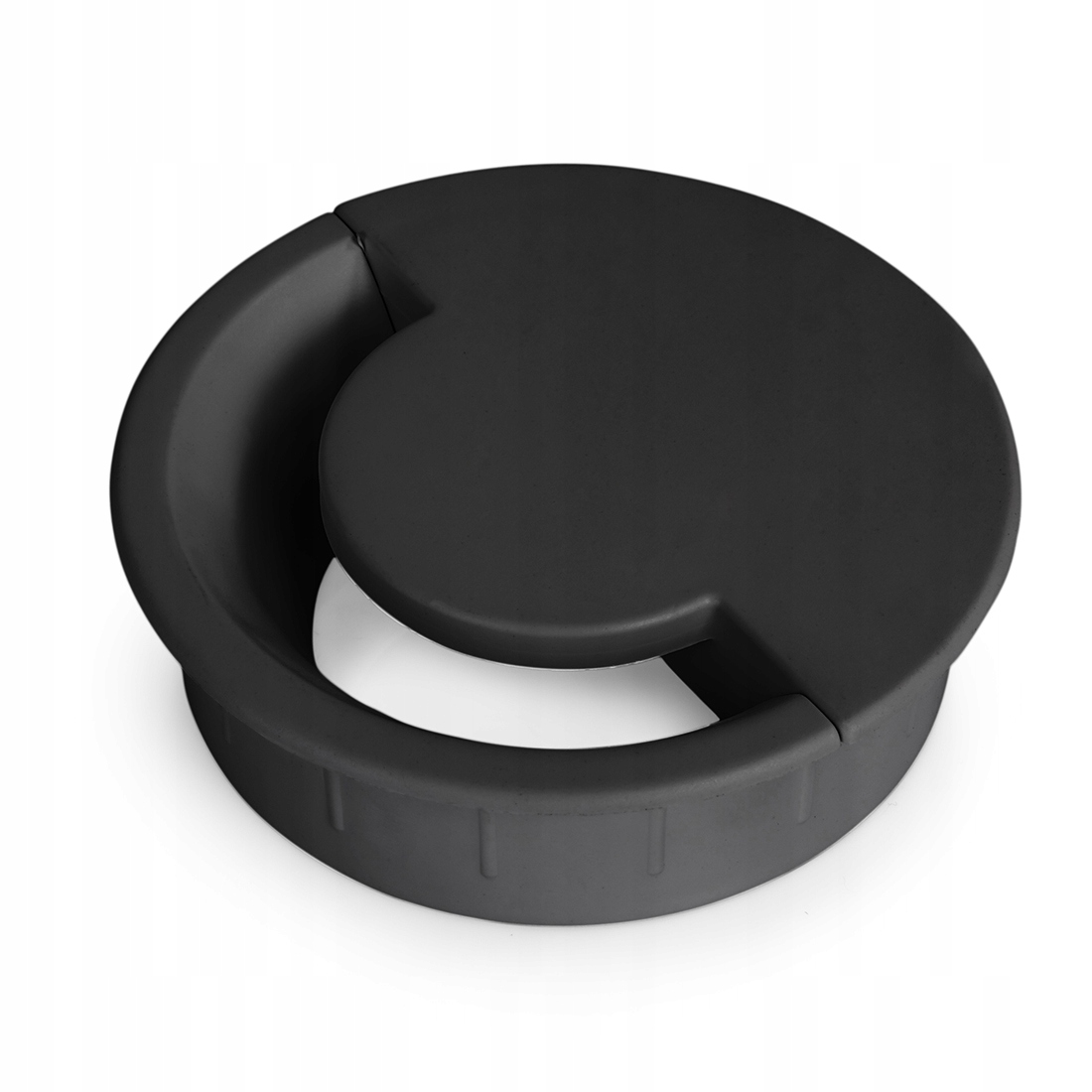 Przepust przelotka otwór na kable do blatu mebli SPS-G02B czarny