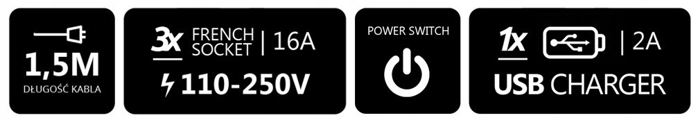 Gniazdo obrotowe wpuszczane do biurka blatu mediaport 230v SPS-O24S