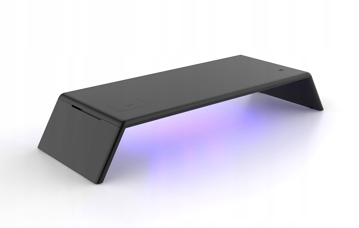 Podstawka pod monitor ekran nadstawka z indukcją UV SPP-104B czarna