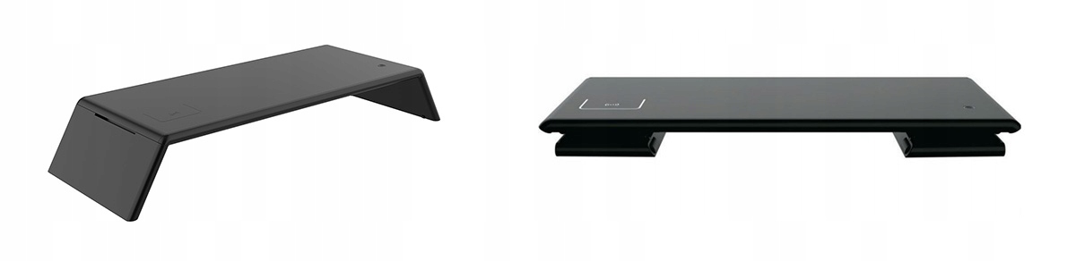 Podstawka pod monitor ekran nadstawka z indukcją UV SPP-104B czarna