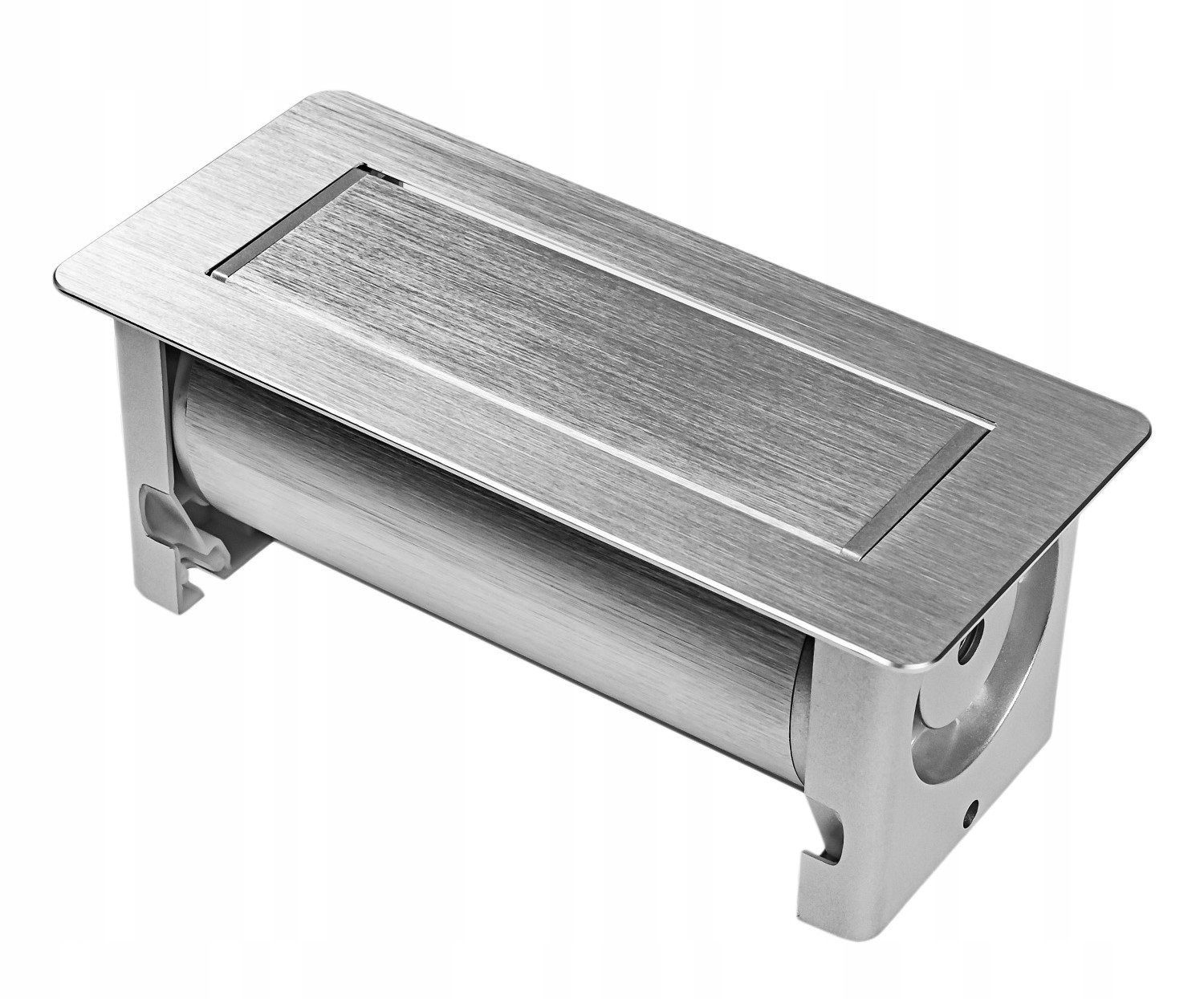 Gniazdo obrotowe wpuszczane do biurka mediaport 230v SPS-O26S