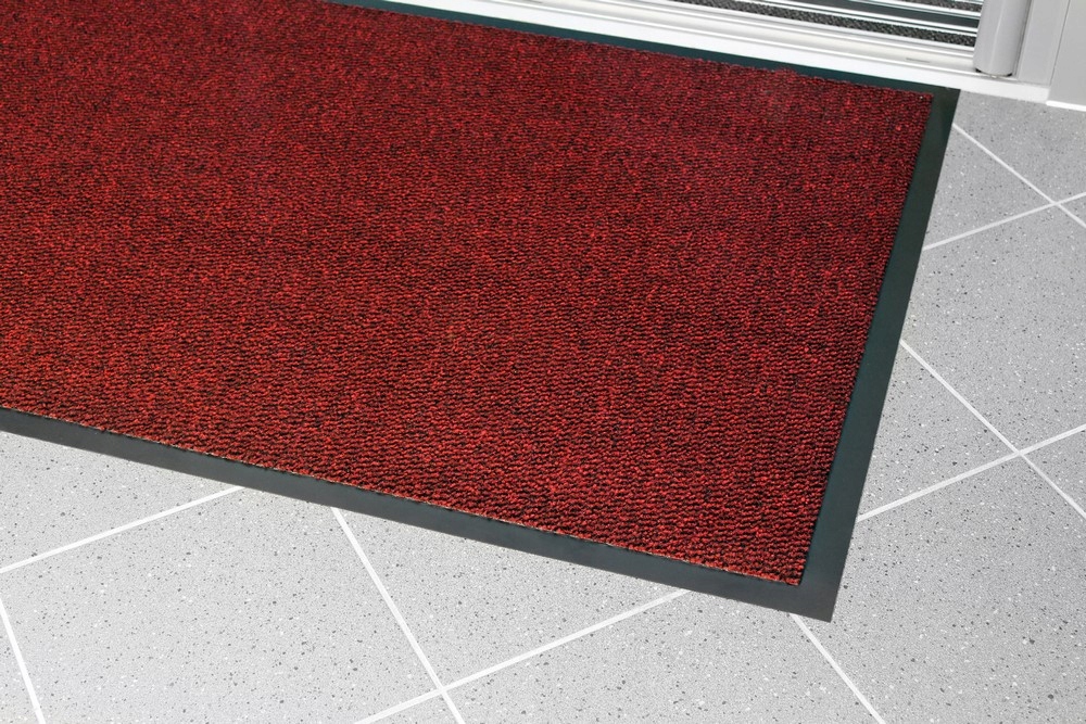 Wycieraczka wewnętrzna wejściowa do butów Vyna-Plush 60x90 cm czerwona