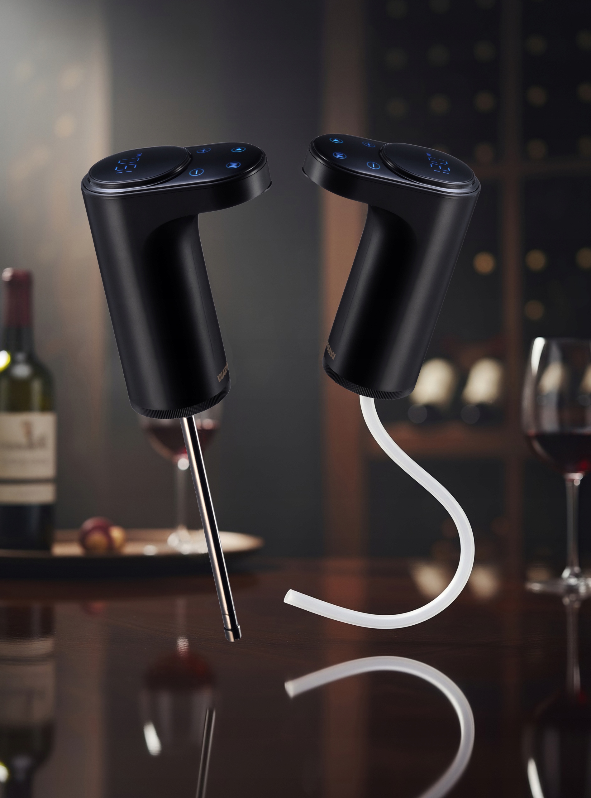 Zestaw rurek i nakładek do dyspensera Warmener™ dopasowanych do różnych butelek