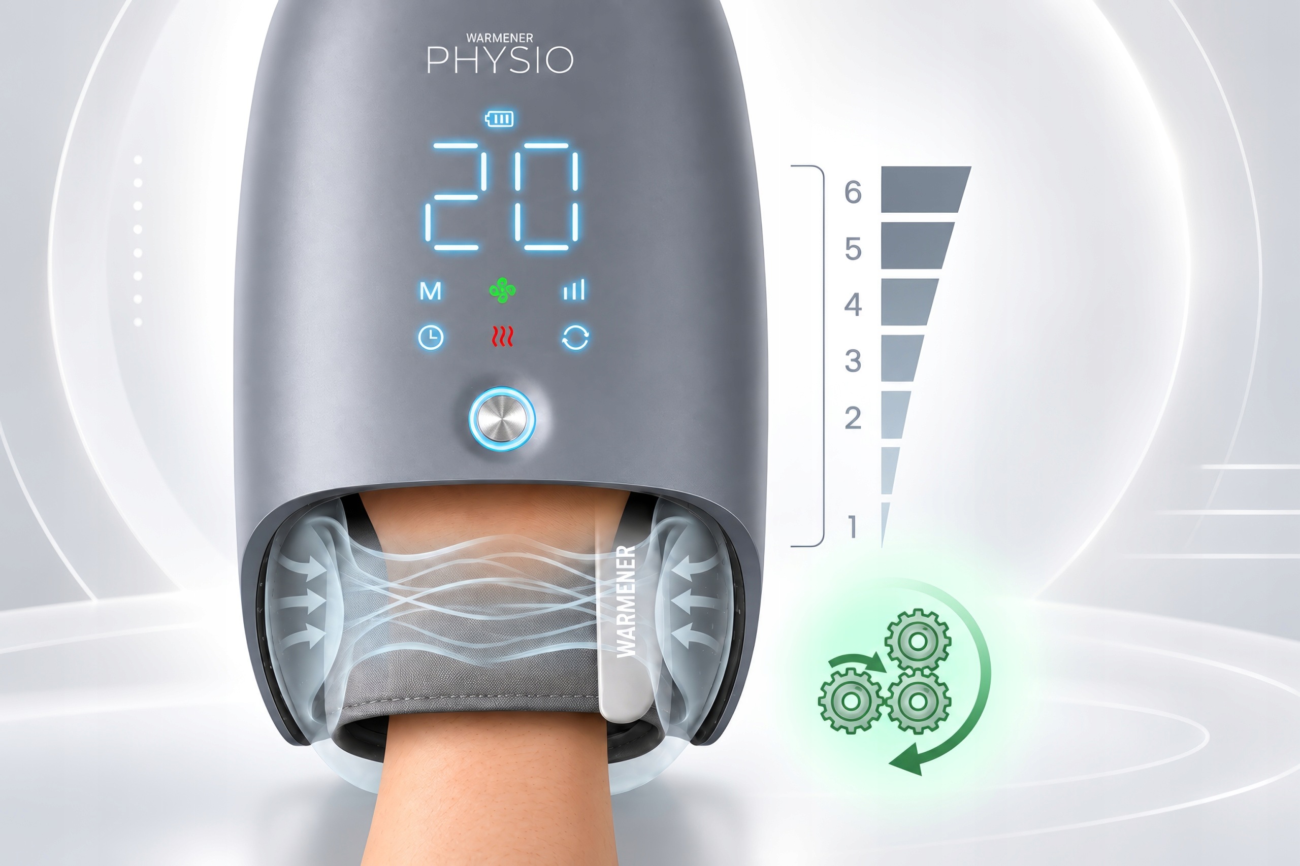 Warmener PhysioHand — masażer dłoni i nadgarstków