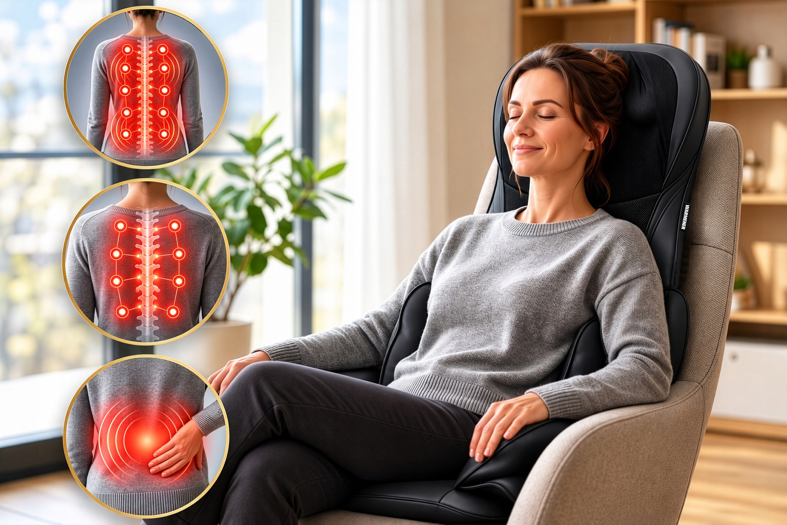 Warmener PhysioMat Air Pro — masaż inspirowany techniką Shiatsu