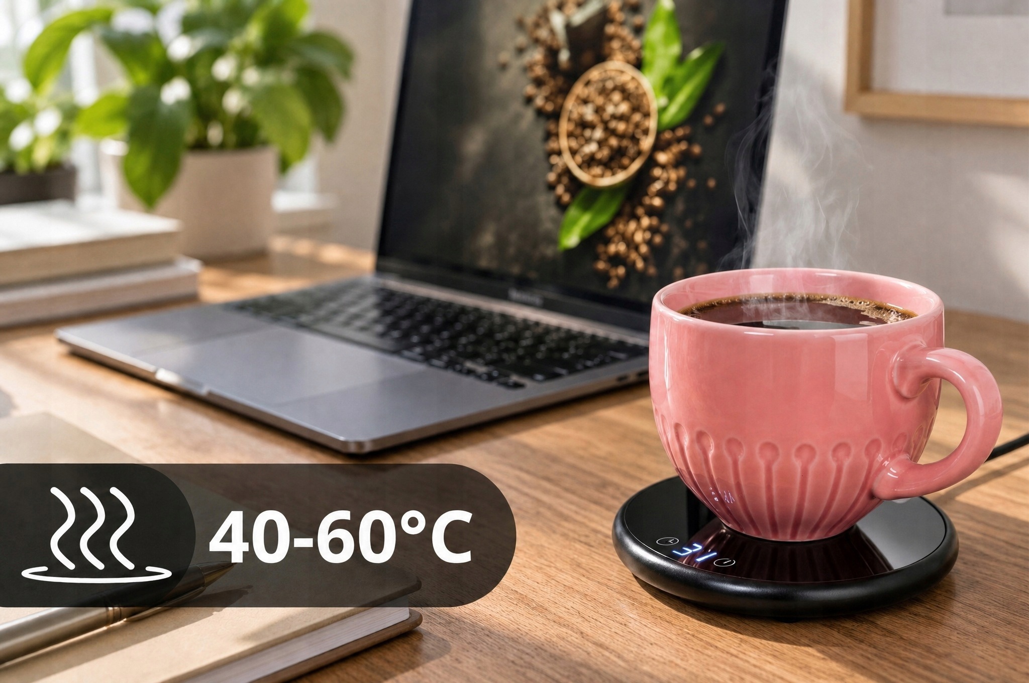 Podgrzewacz do kubka Warmener HeatBase — prezentacja