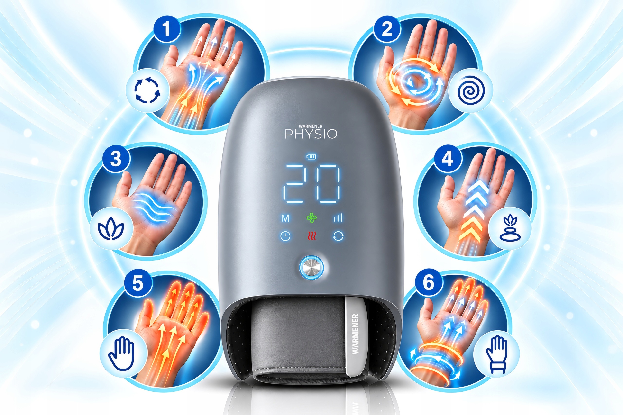 Masażer Warmener PhysioHand — zdjęcie produktu