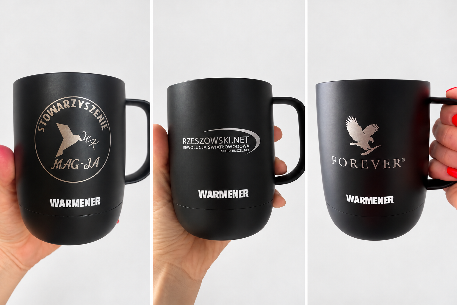 Warmener — personalizacja kubka grawerem