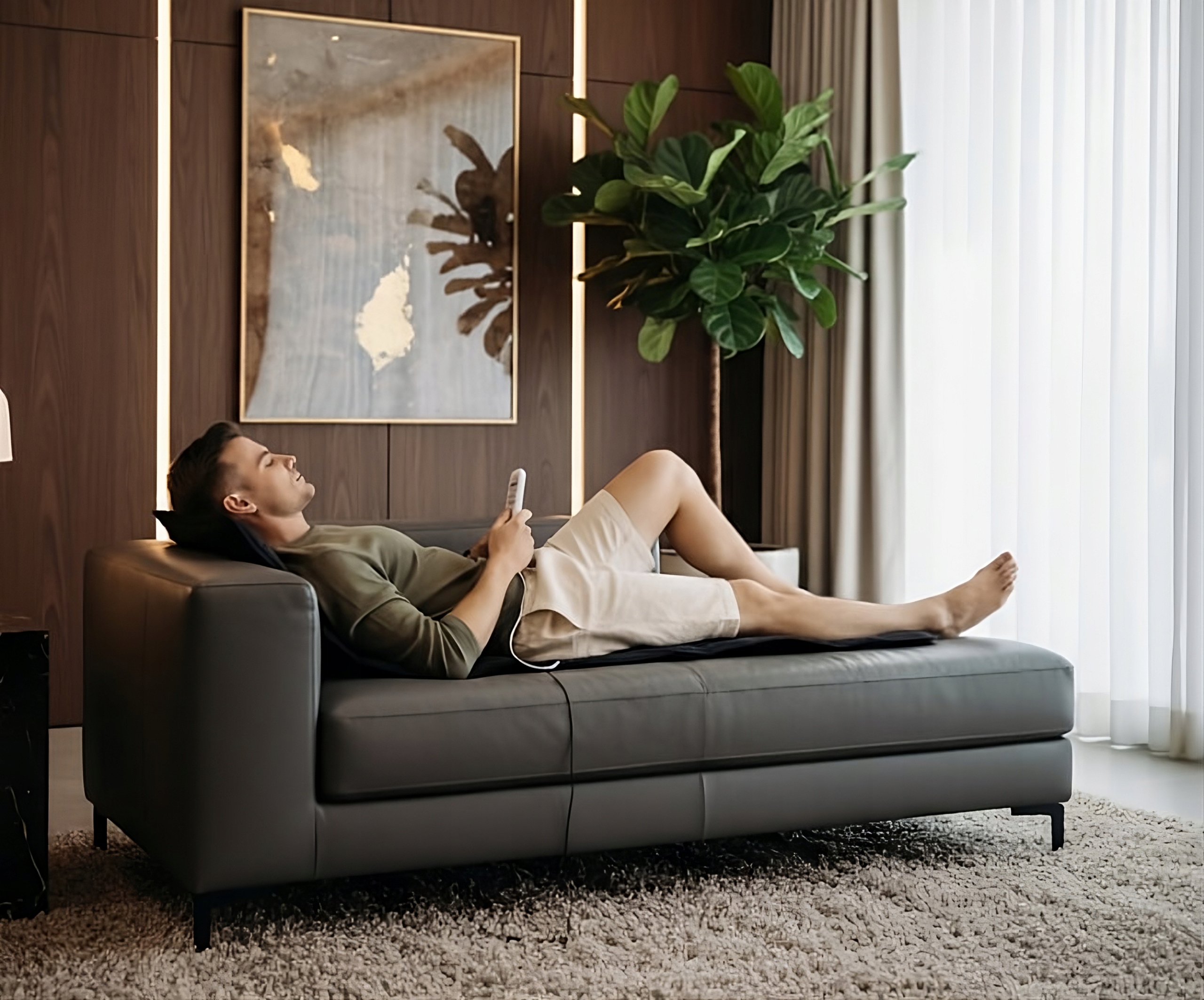 Wizualizacja programów masażu w macie HeatMat Warmener™