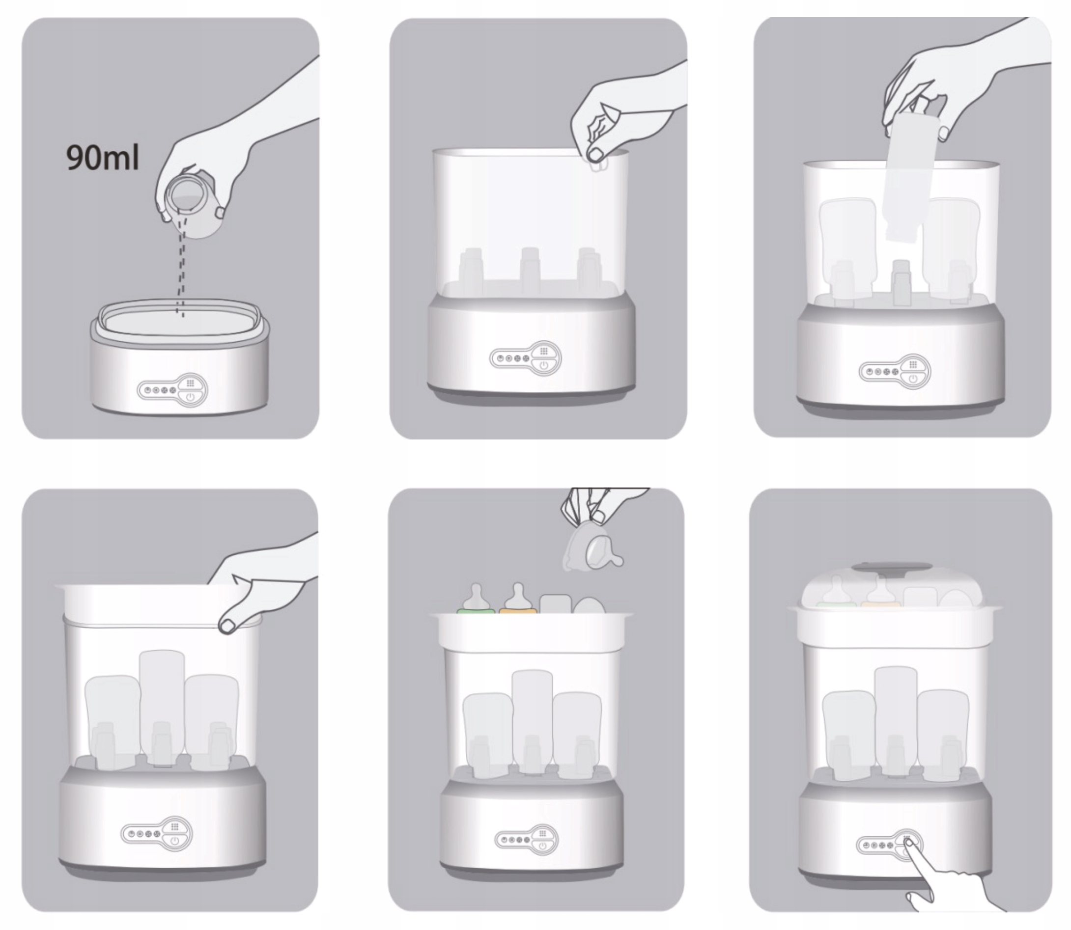 Opakowanie sterylizatora z suszeniem Warmener™ – idealny prezent dla rodziców