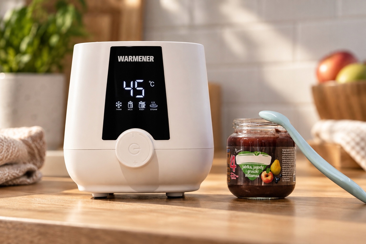 Warmener PureWarm — zdjęcie podgrzewacza