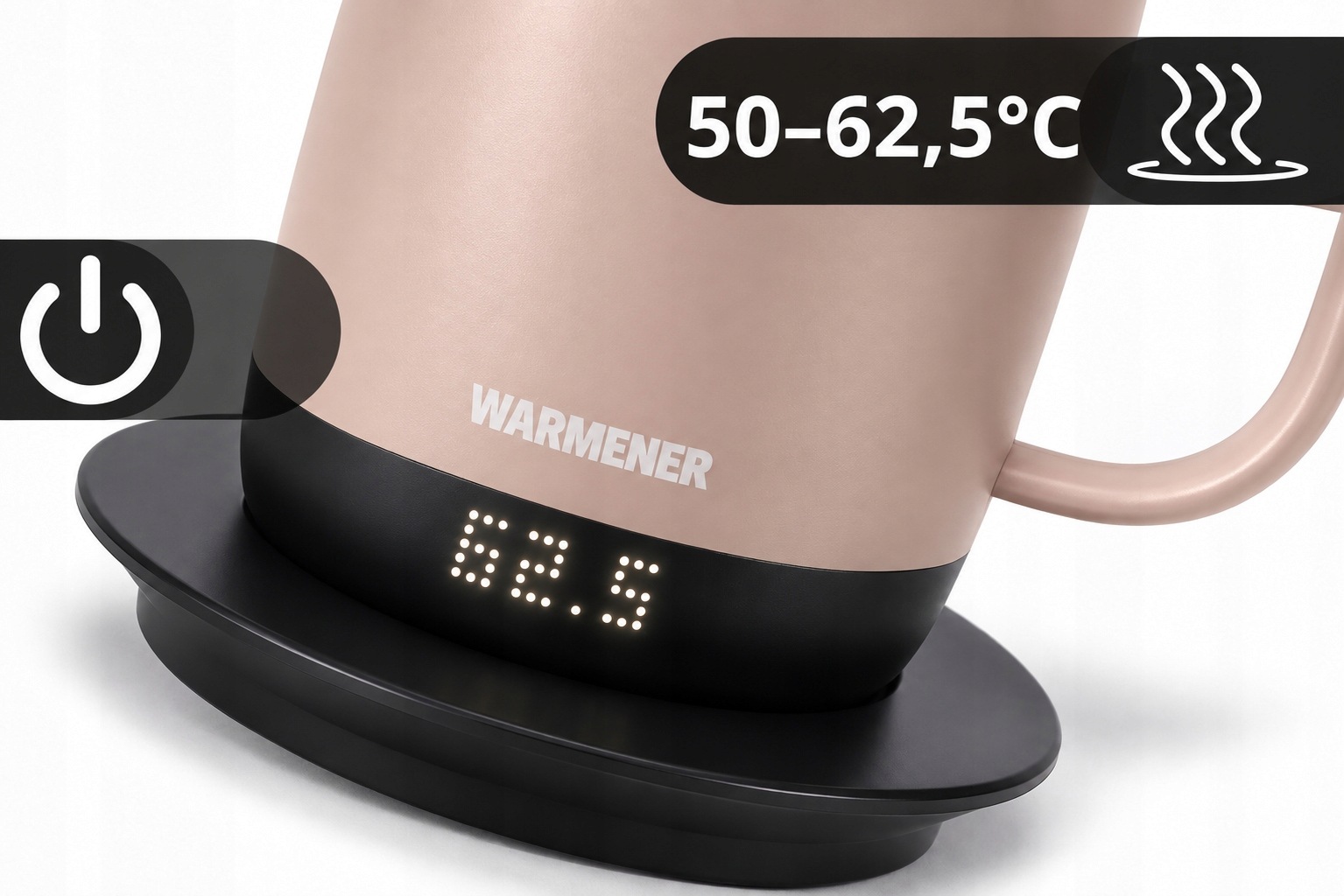 Warmener HeatMug — prezentacja podgrzewanego kubka