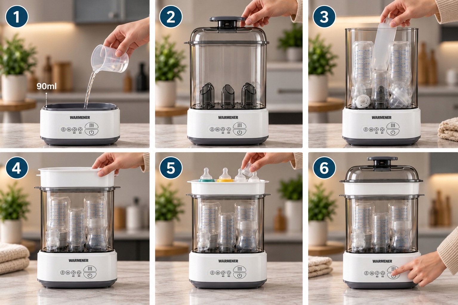Warmener PureSteam Pro — sterylizator z suszeniem