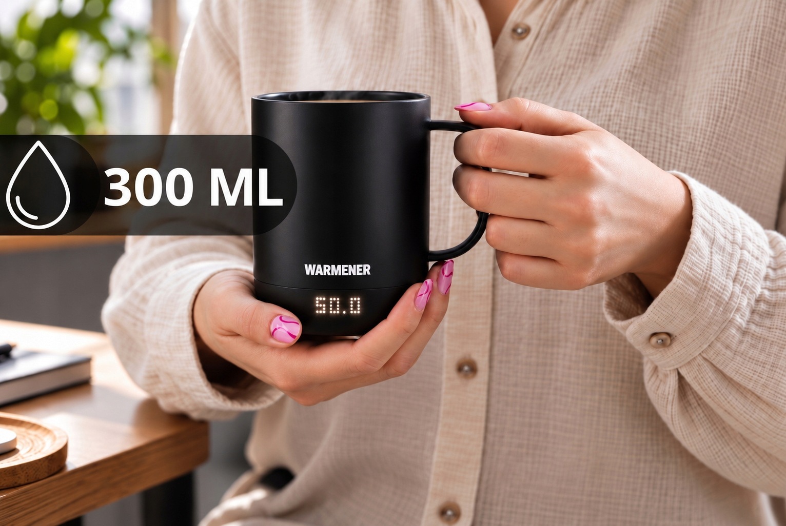 Warmener HeatMug — kubek do pracy i odpoczynku