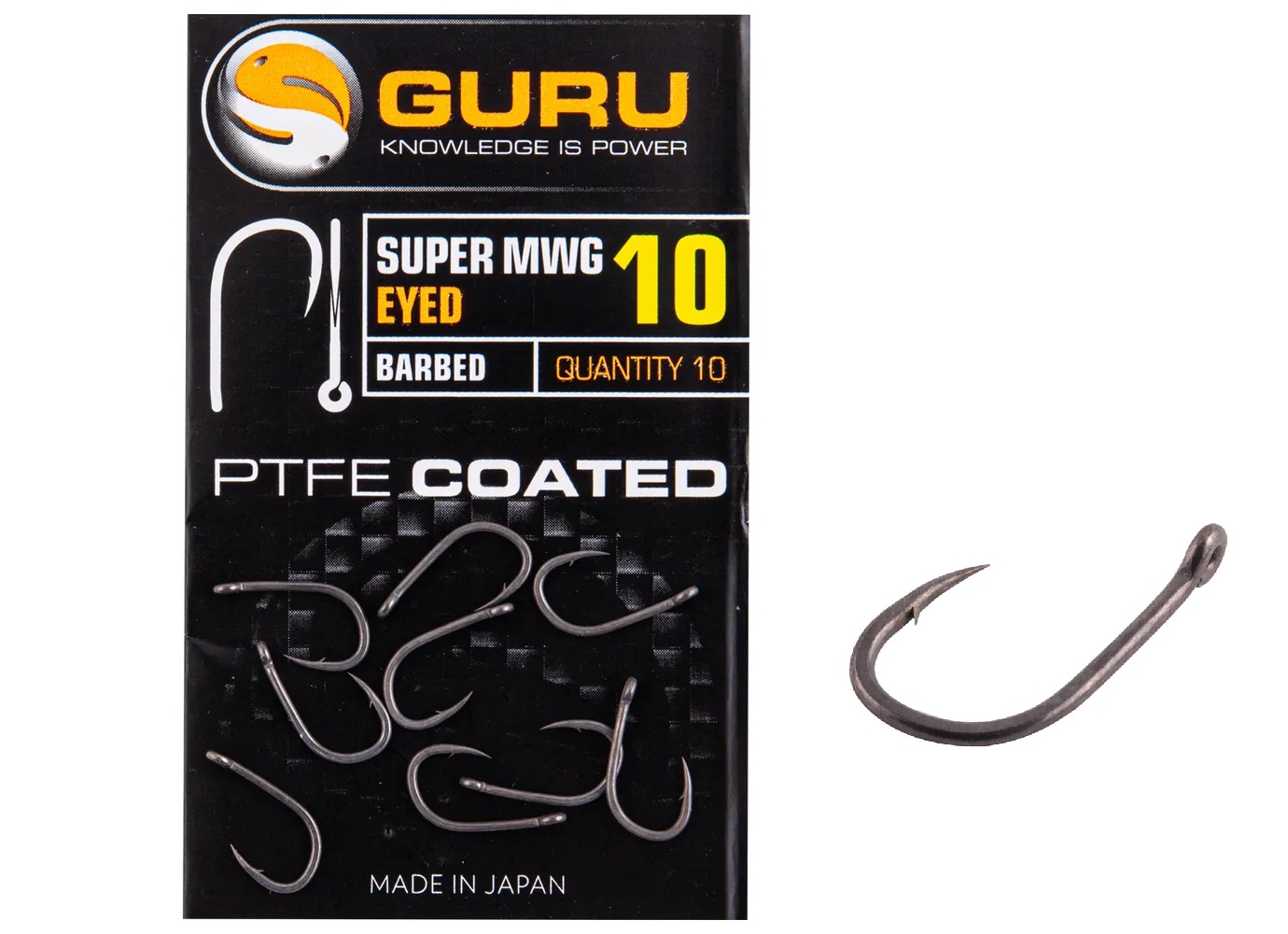 Haczyki Guru - Super MWG – 12 Barbed/Eyed